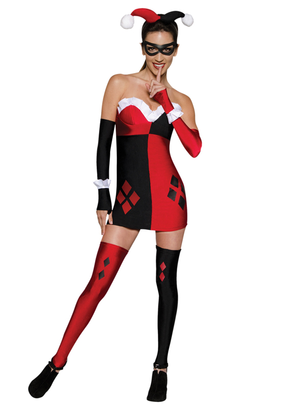 Harley Quinn Cosplay Costume Halloween Dress 15112094